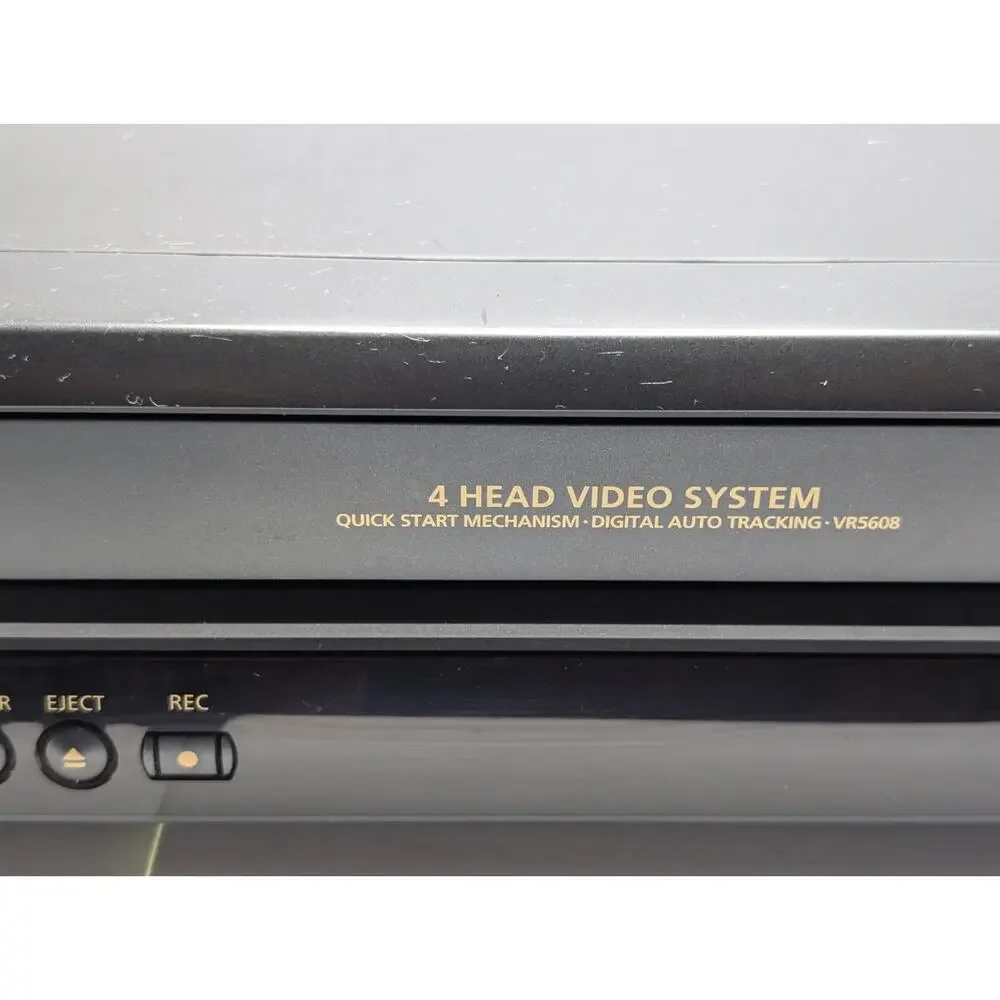 Samsung VR5608 VHS VCR 4 Head Video Cassette RecorderFOR PARTS REPAIR AS-IS